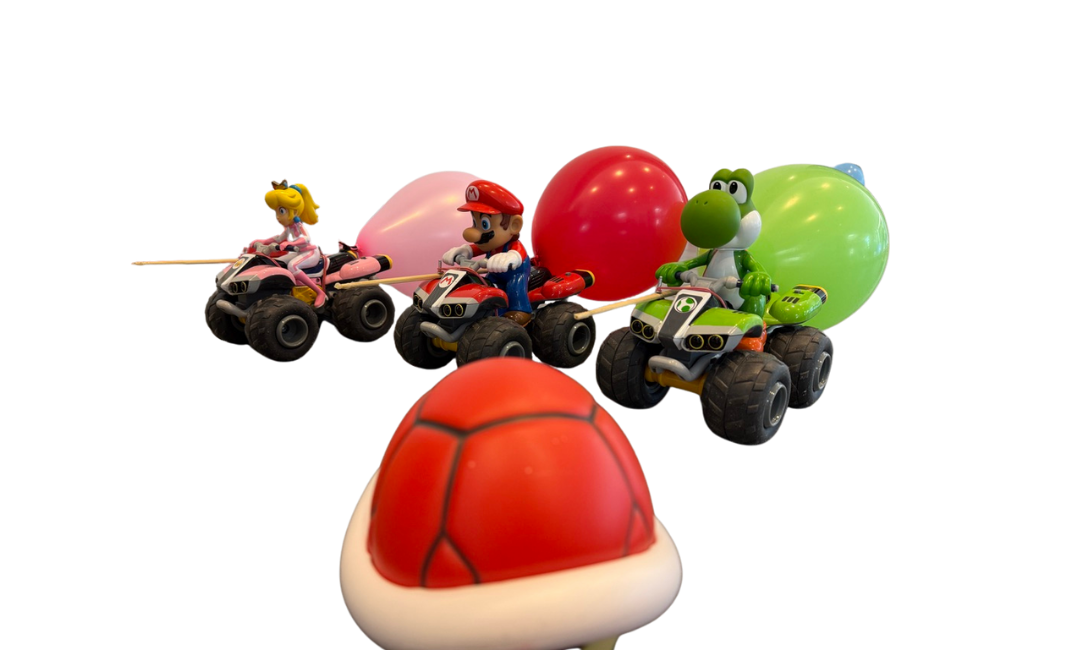 Mario Kart Challenge Fahrzeuge und Hindernisse